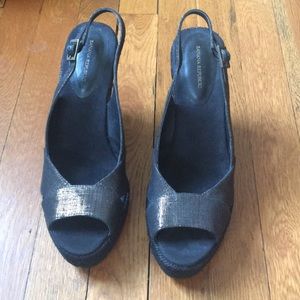 Brown Metallic Espadrilles